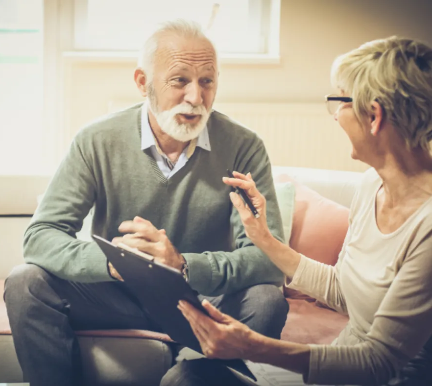 Two men shaking hands, signifying trust and partnership